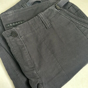Theory Fanyana Utilitarian Chino Cargo Pants Womens Size 4
